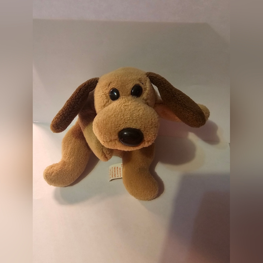 Bones the dog vintage Collectable beanie baby ty kids plush toys 90s